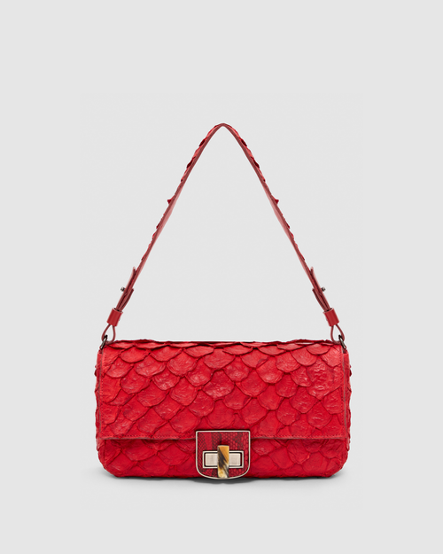 Bolsa Dalí Couro Pirarucu