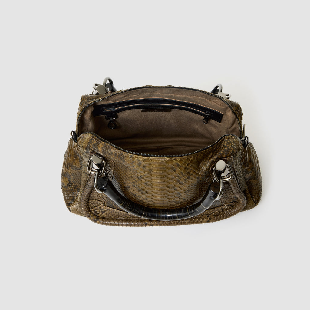 Bolsa Maú Couro Python