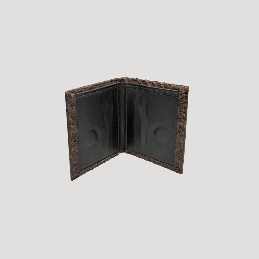 Carteira Slim Couro Python