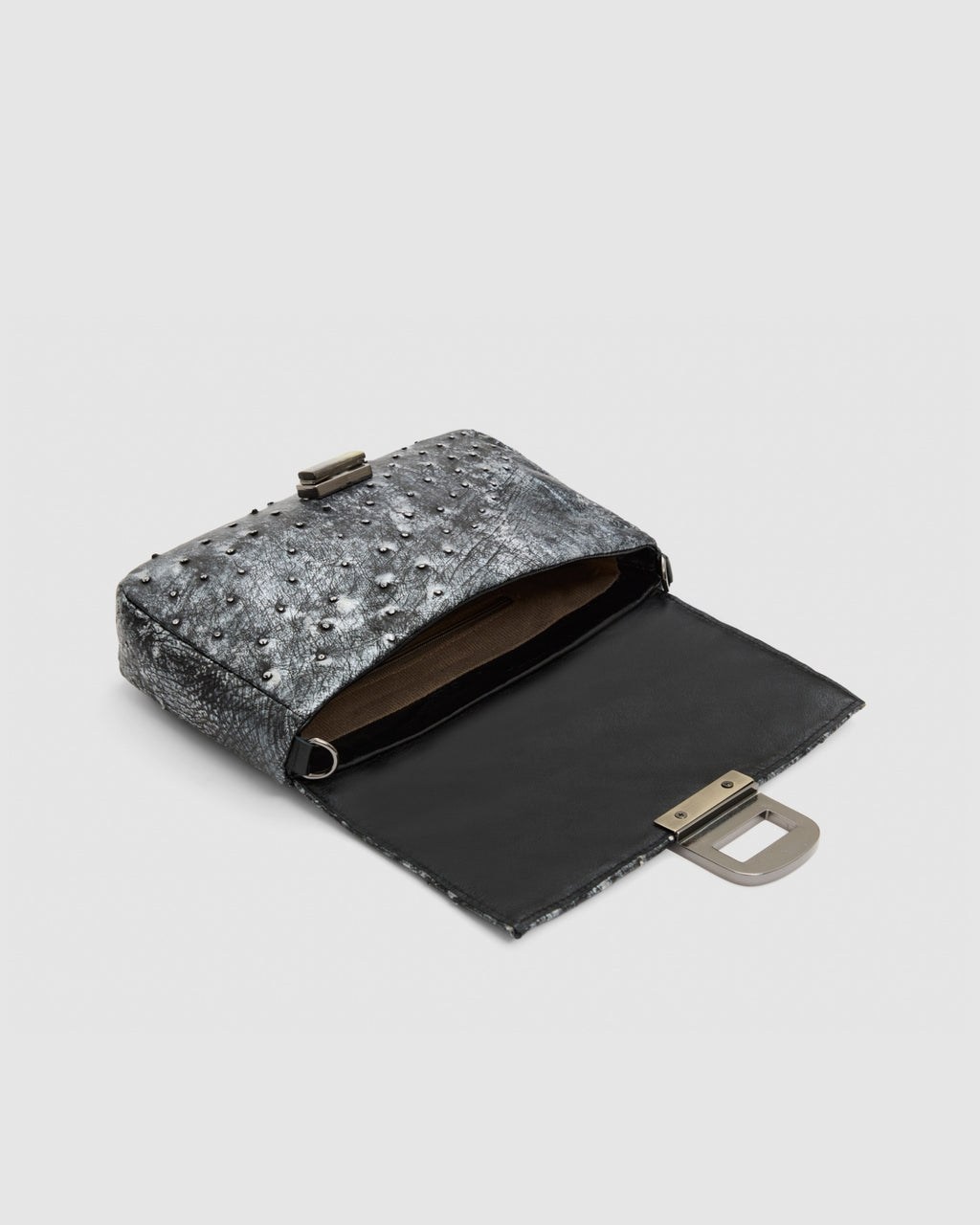 Bolsa Dalí Couro Avestruz