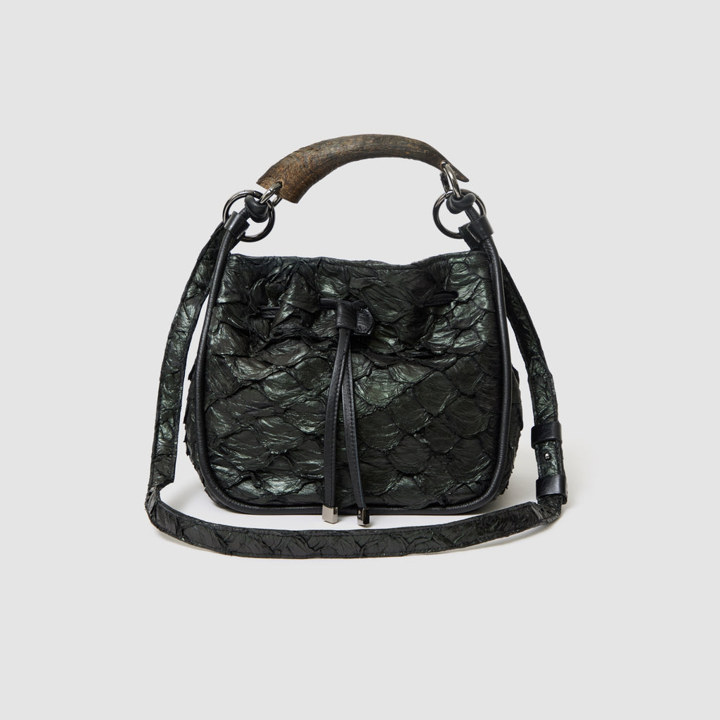 Bolsa Uirapuru Couro Pirarucu