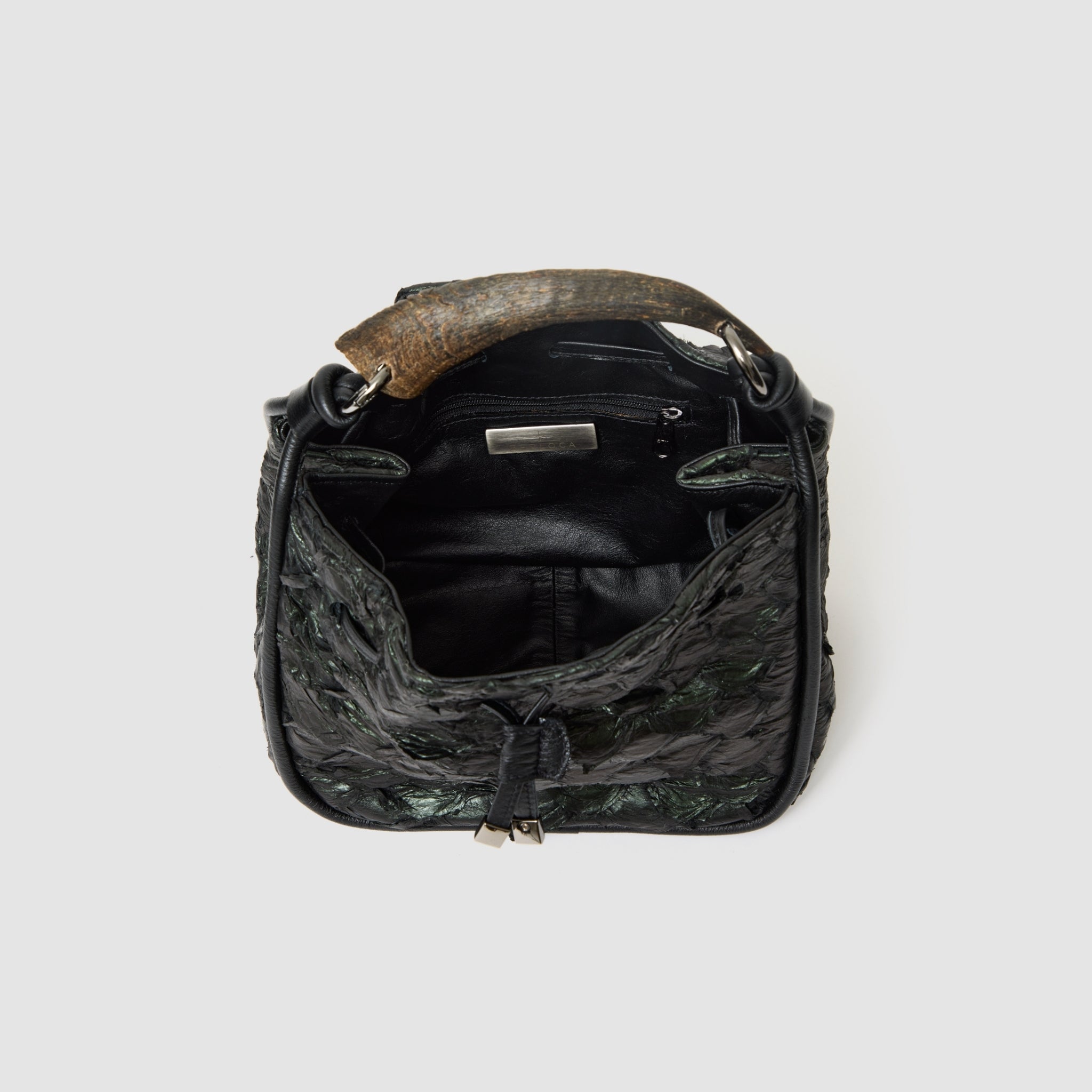 Bolsa Uirapuru Couro Pirarucu