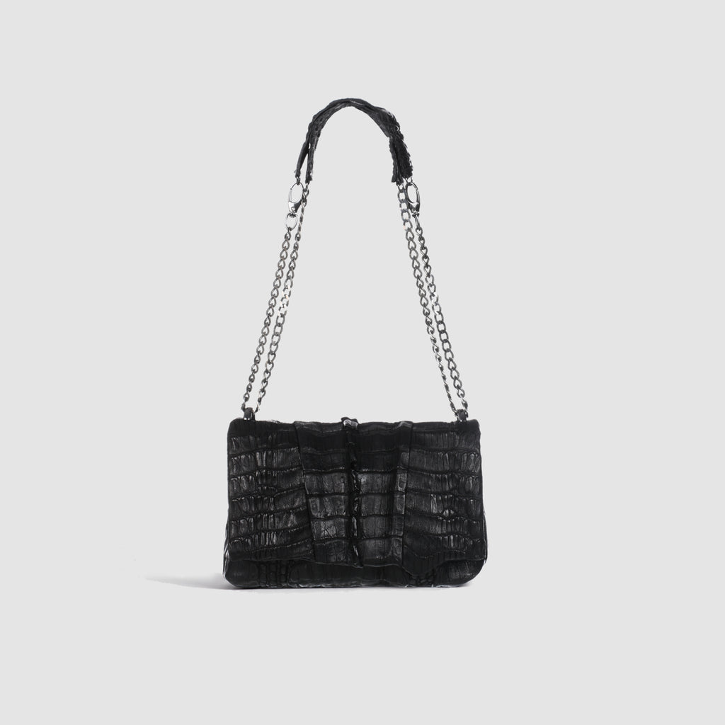 Bolsa Paricá Couro Jacaré