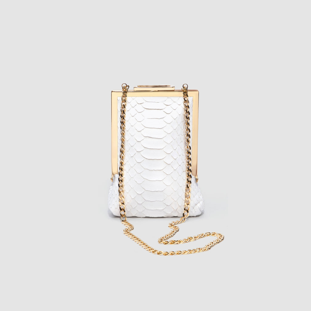 Clutch Afuá Couro Python