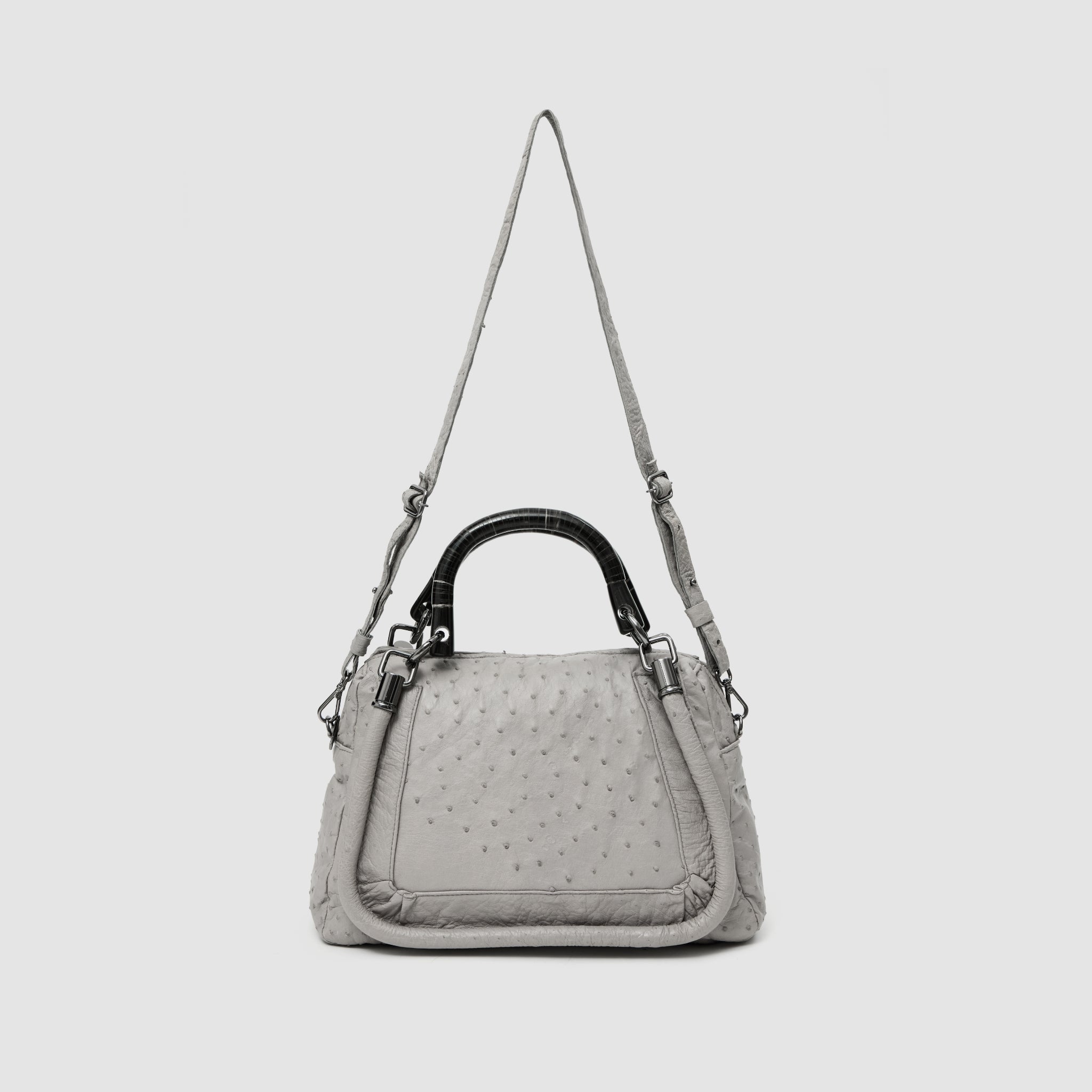 Bolsa Maú Couro Avestruz