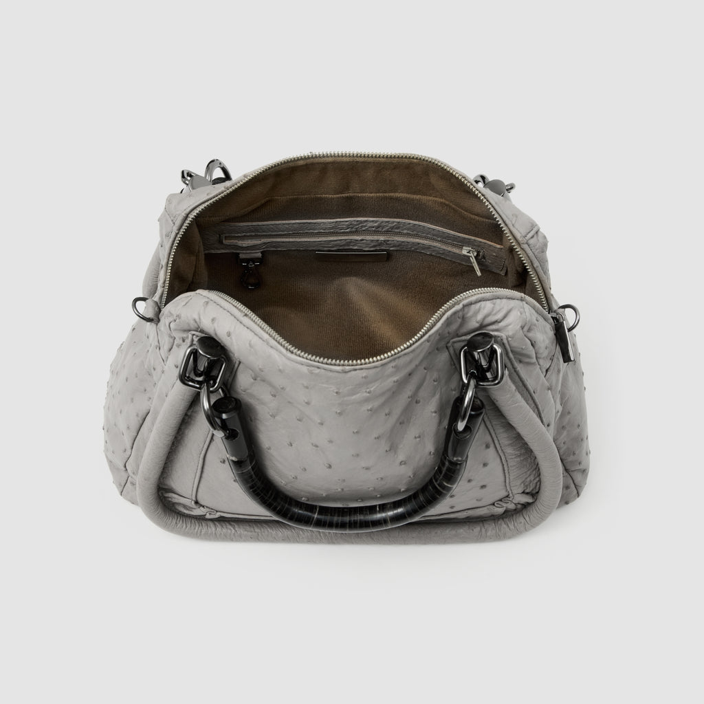 Bolsa Maú Couro Avestruz