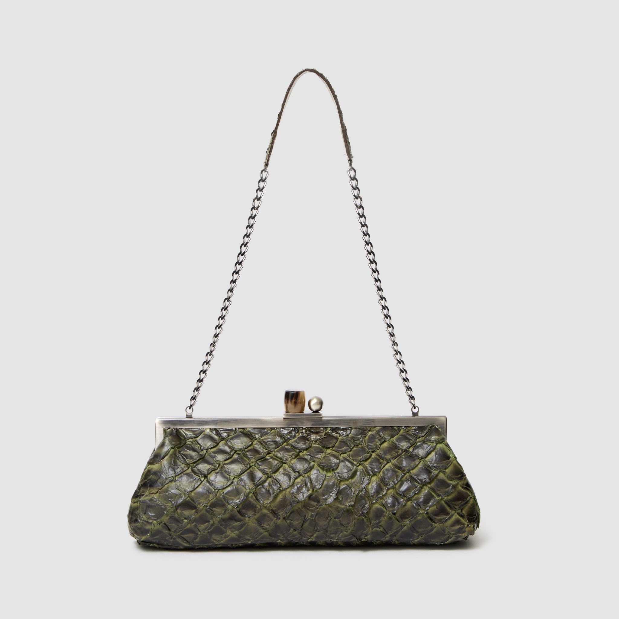 Clutch Mutum Couro Pirarucu