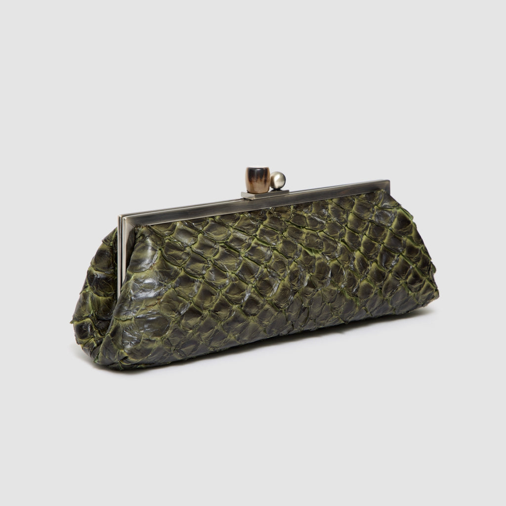 Clutch Mutum Couro Pirarucu