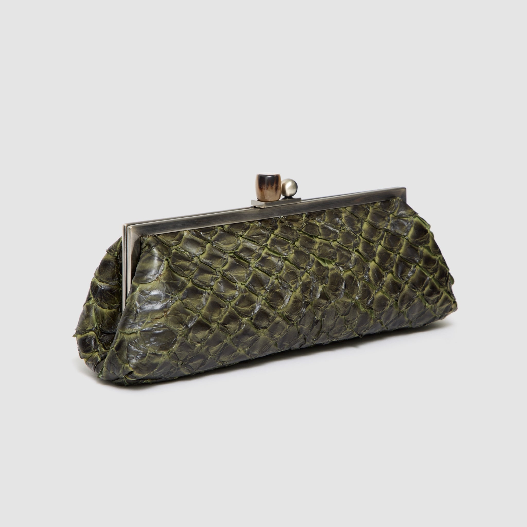 Clutch Mutum Couro Pirarucu