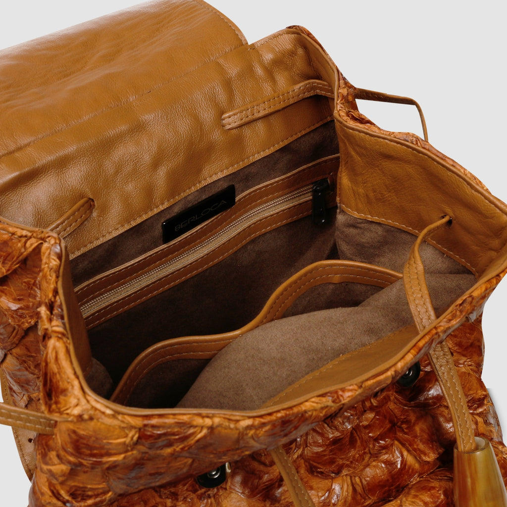 Mochila Araguaia Couro Pirarucu