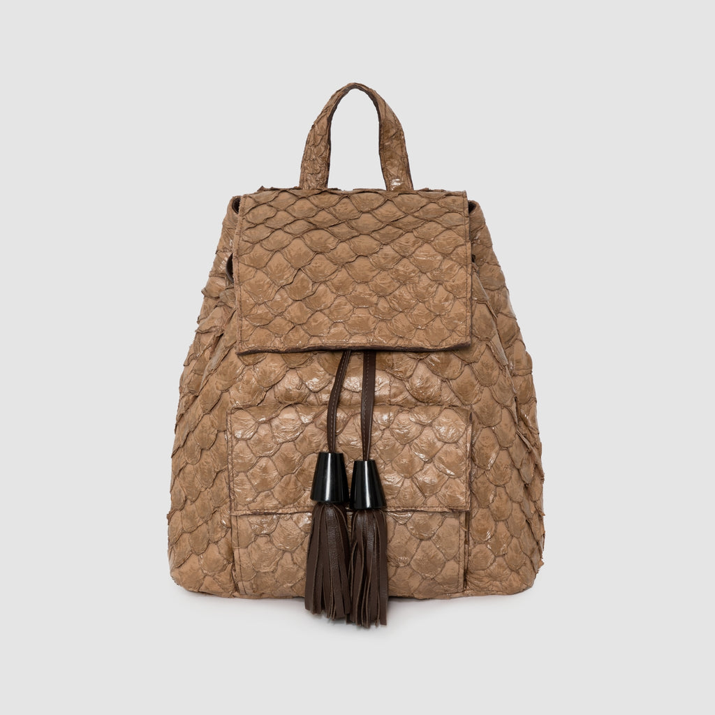Mochila Araguaia Couro Pirarucu