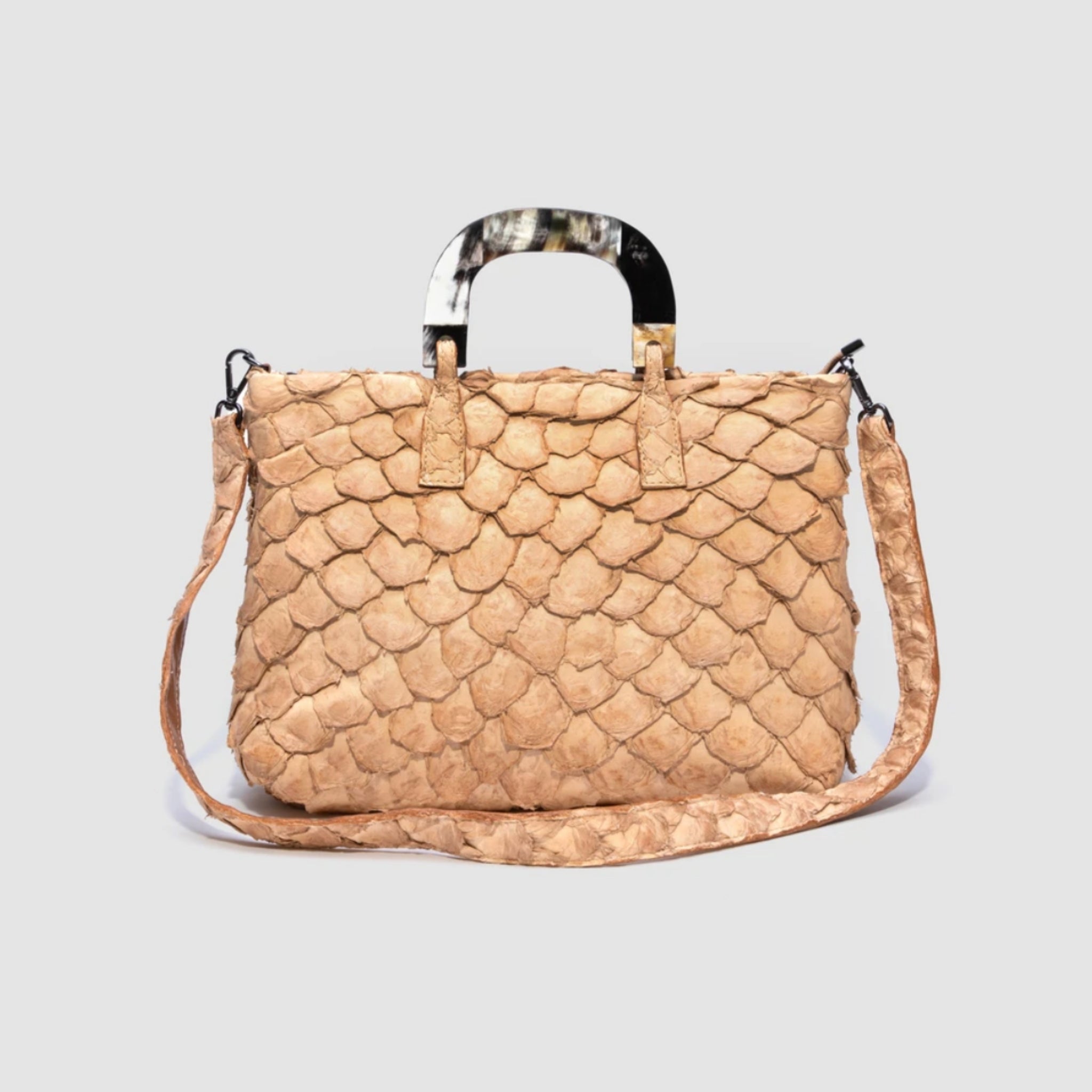 Bolsa Itiquira Couro Pirarucu