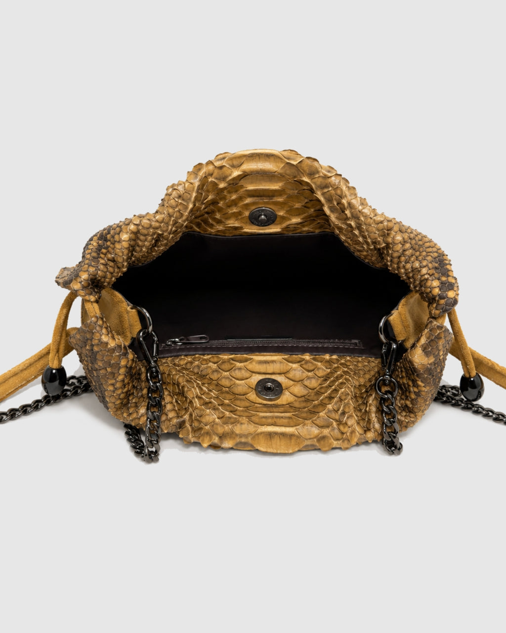 Bolsa Vinci Couro de Python