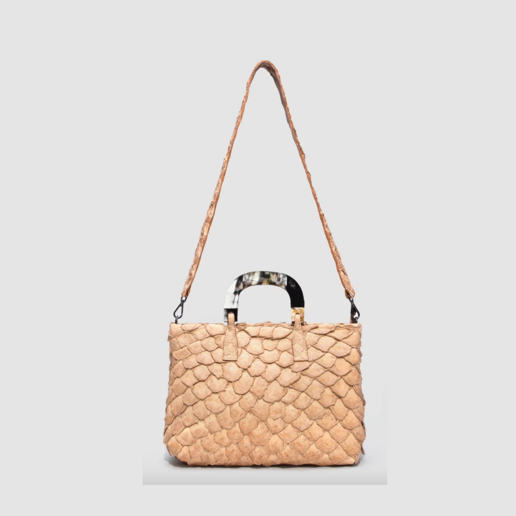 Bolsa Itiquira Couro Pirarucu
