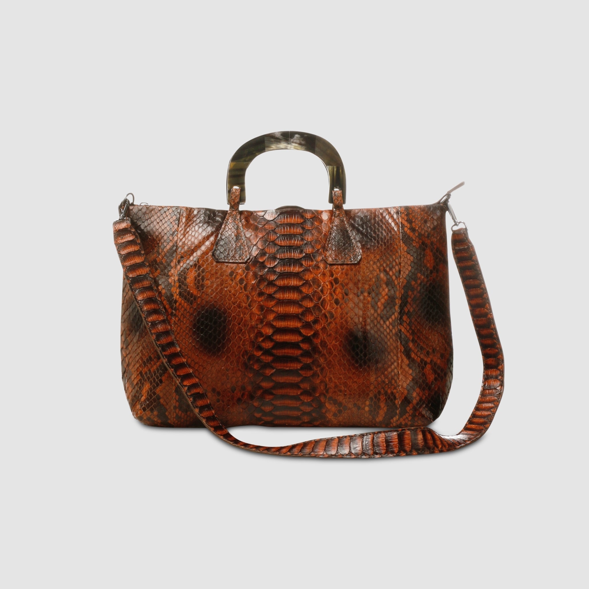Bolsa Itiquira Couro Python