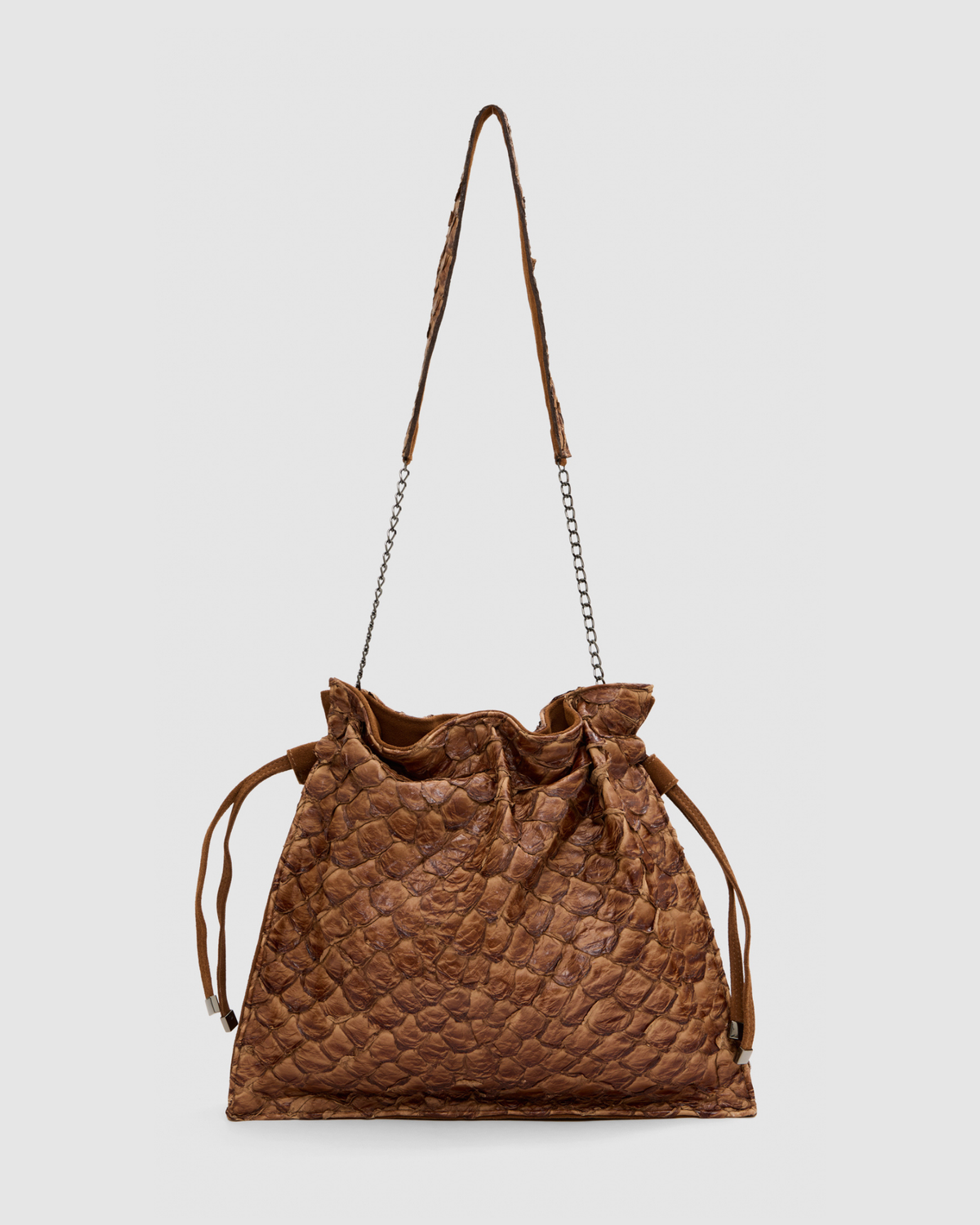 Bolsa Nina Couro Pirarucu