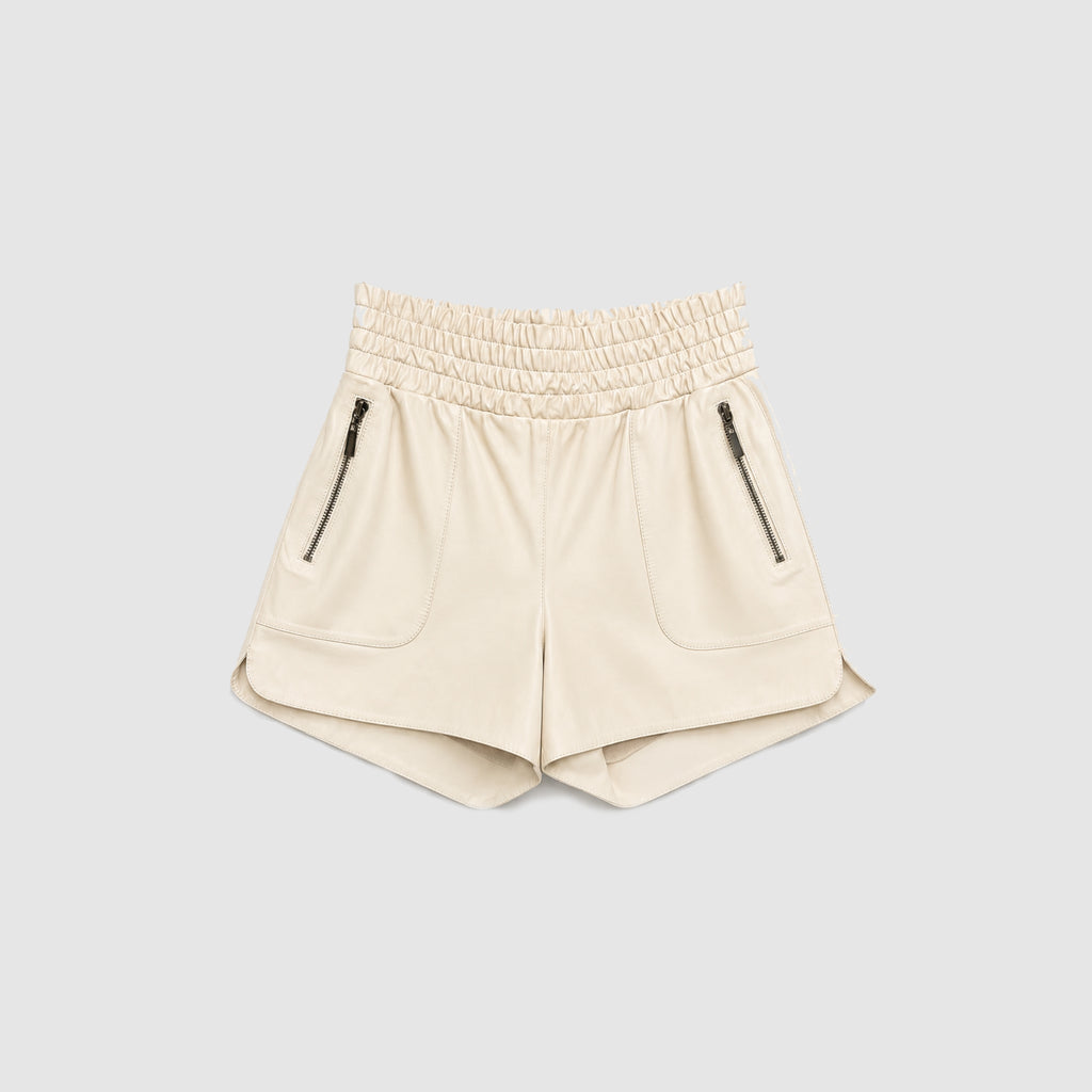 Shorts em Couro Legítimo