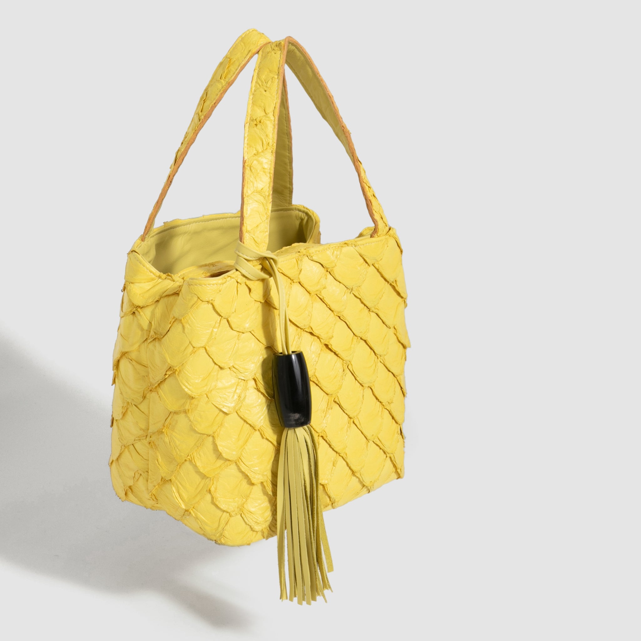 Bolsa Cupuaçu Couro Pirarucu