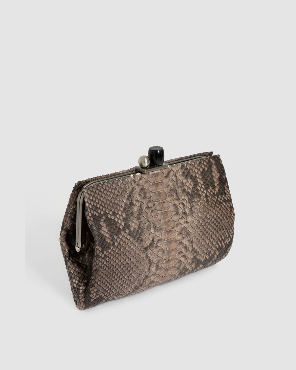 Clutch Maya Couro Python