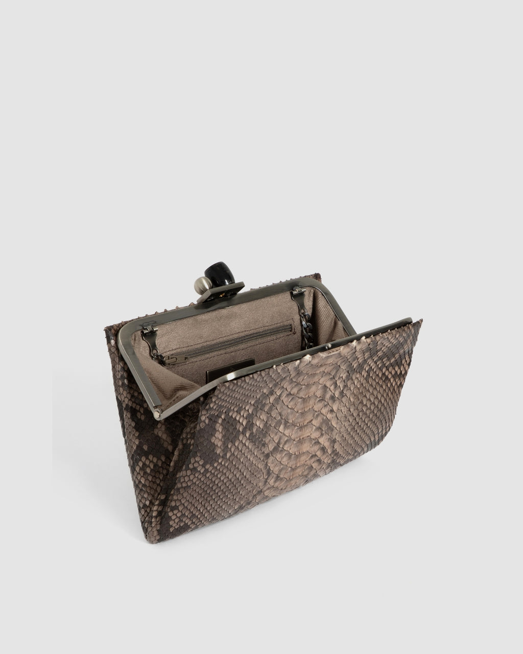 Clutch Maya Couro Python