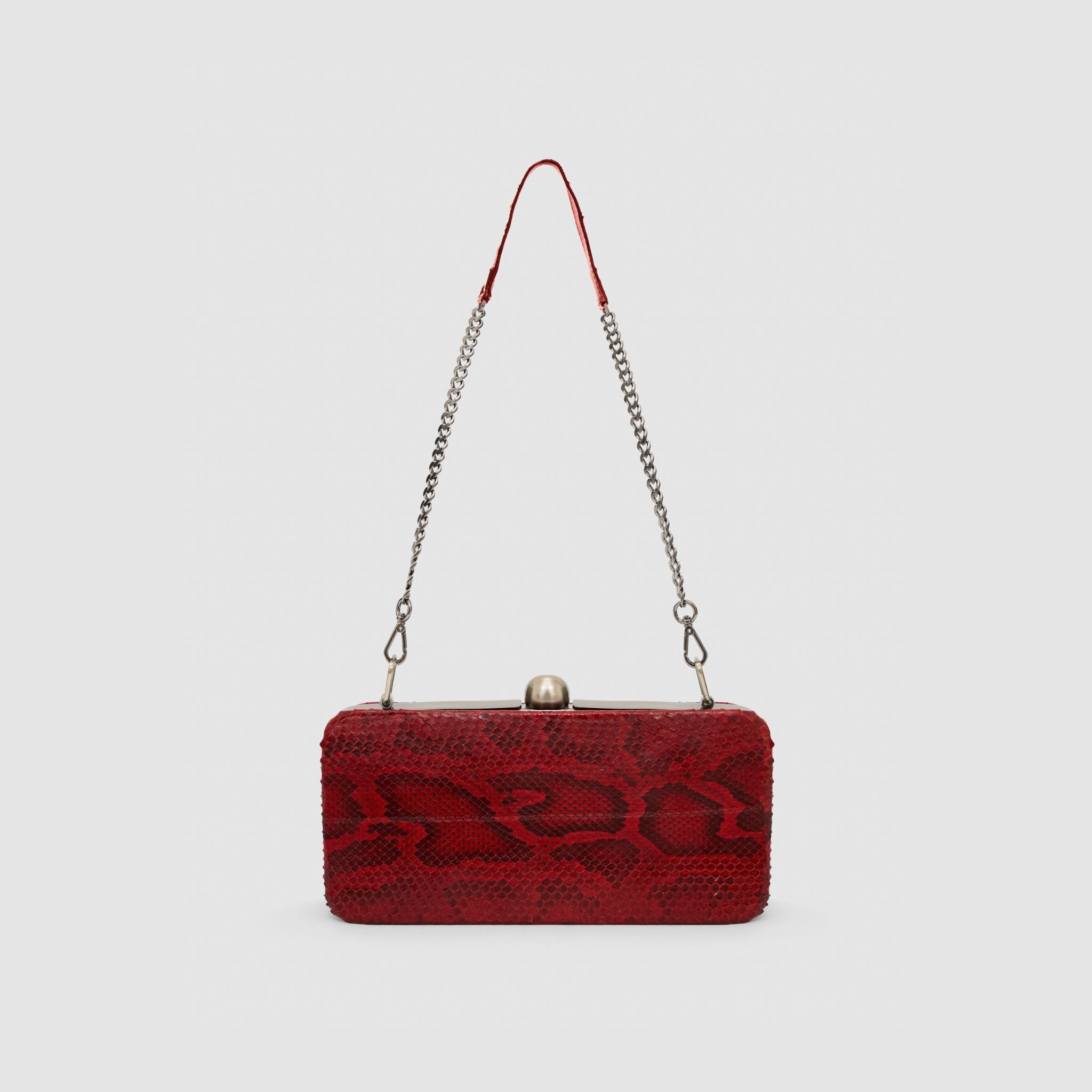 Clutch ìris Couro Python Moluro