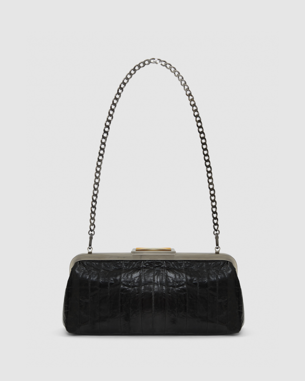Clutch Potira Couro Enguia