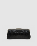 Clutch Potira Couro Enguia