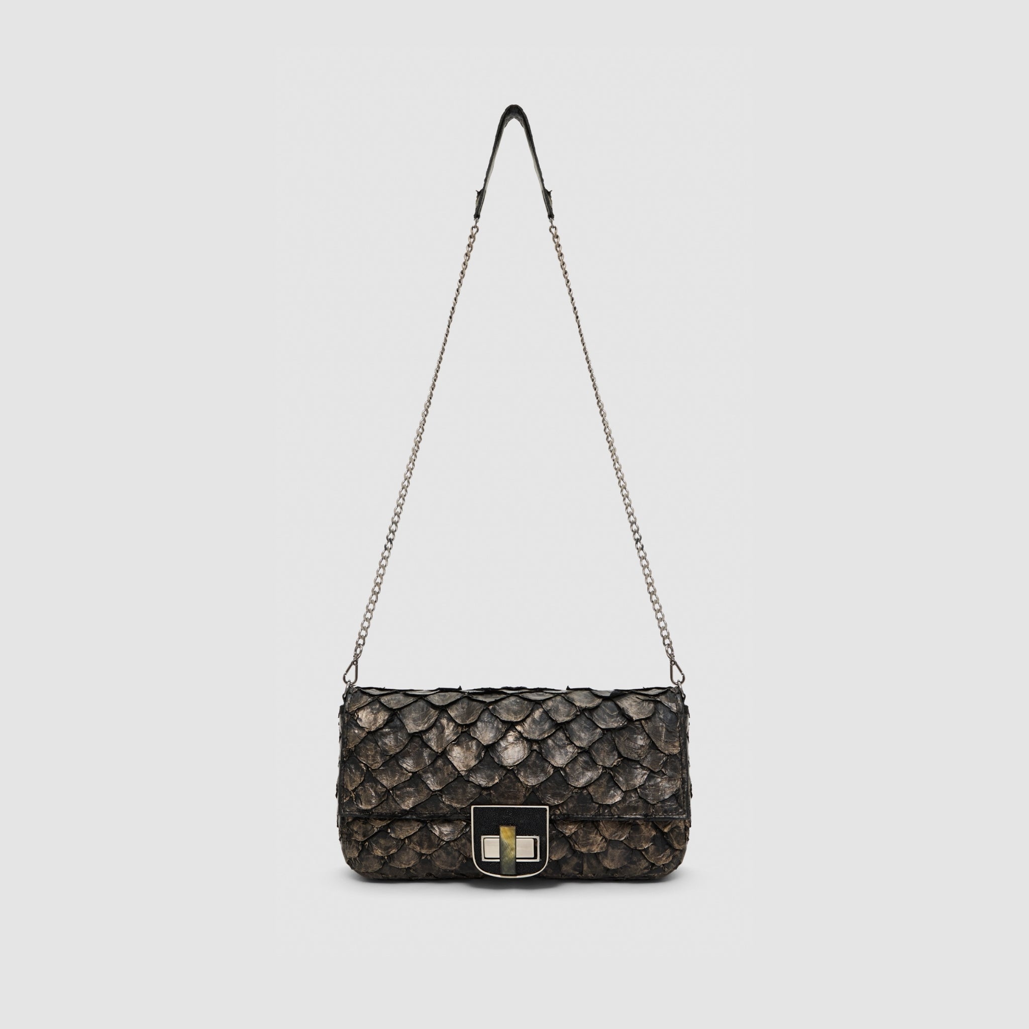 Bolsa Dalí Couro Pirarucu