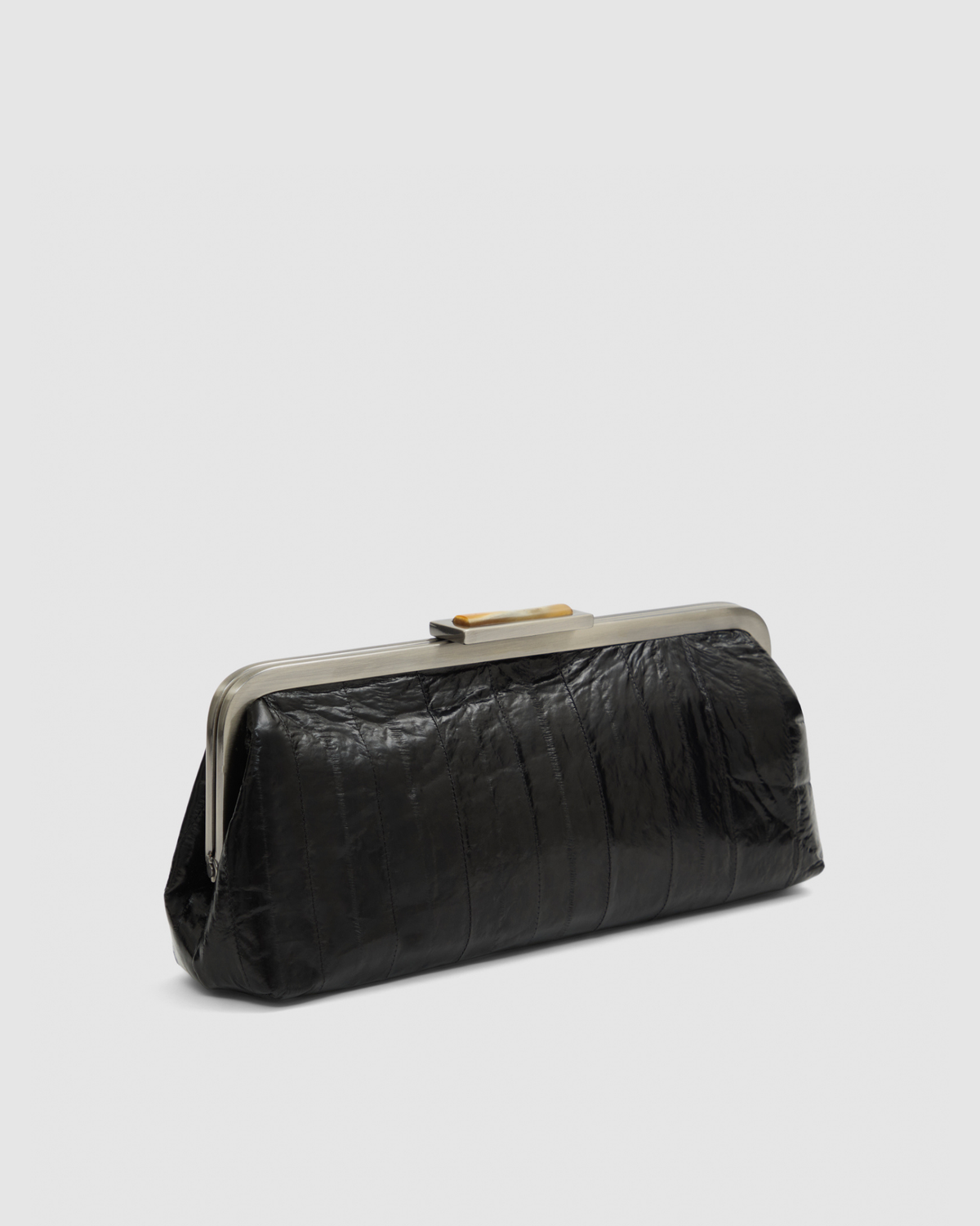 Clutch Potira Couro Enguia
