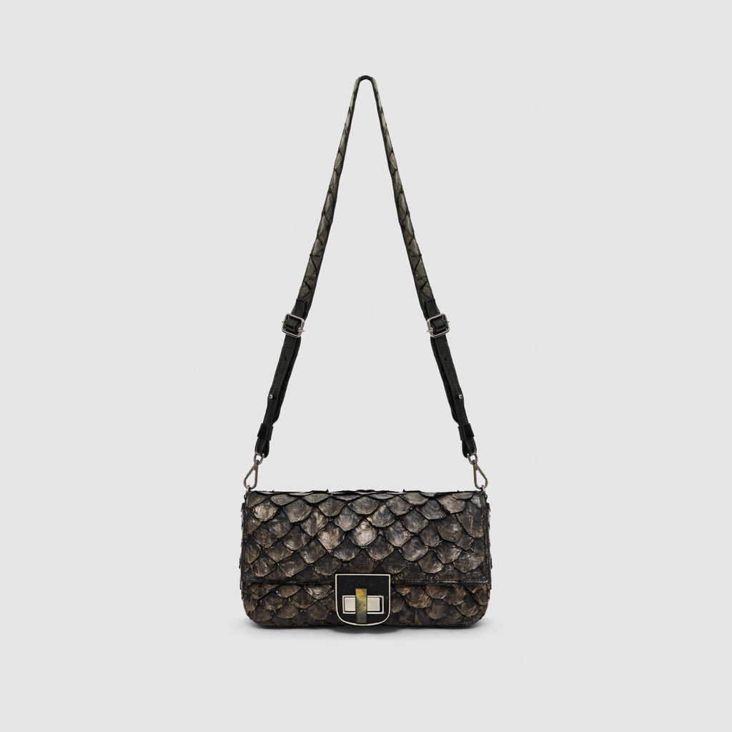 Bolsa Dalí Couro Pirarucu