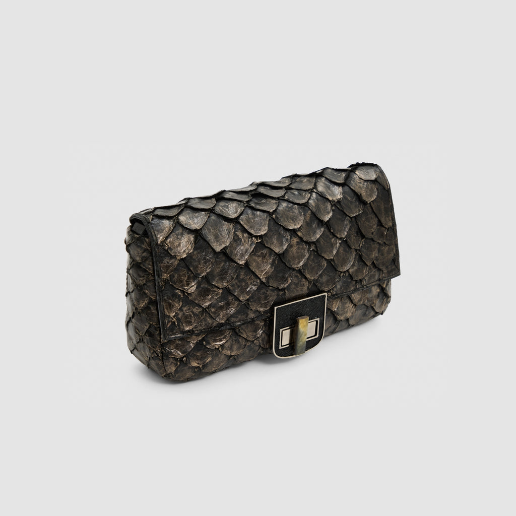 Bolsa Dalí Couro Pirarucu