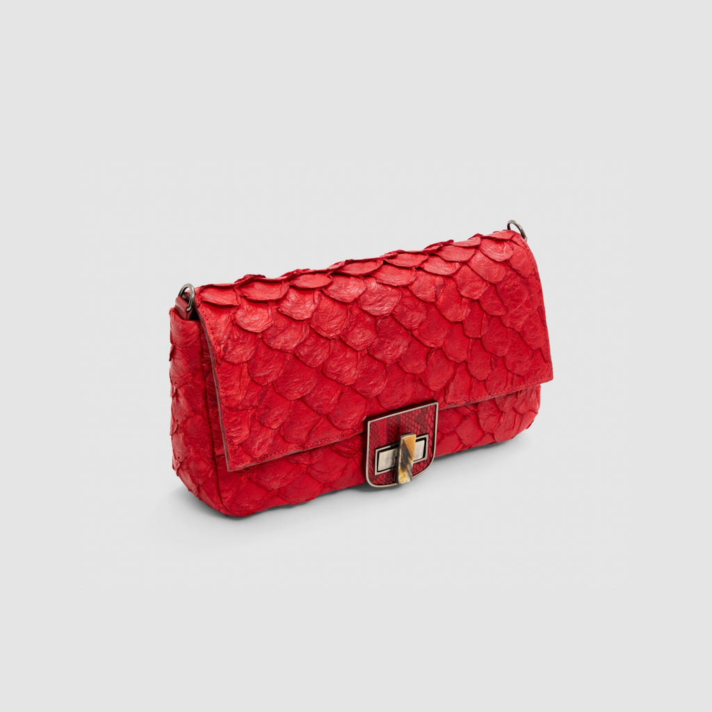 Bolsa Dalí Couro Pirarucu