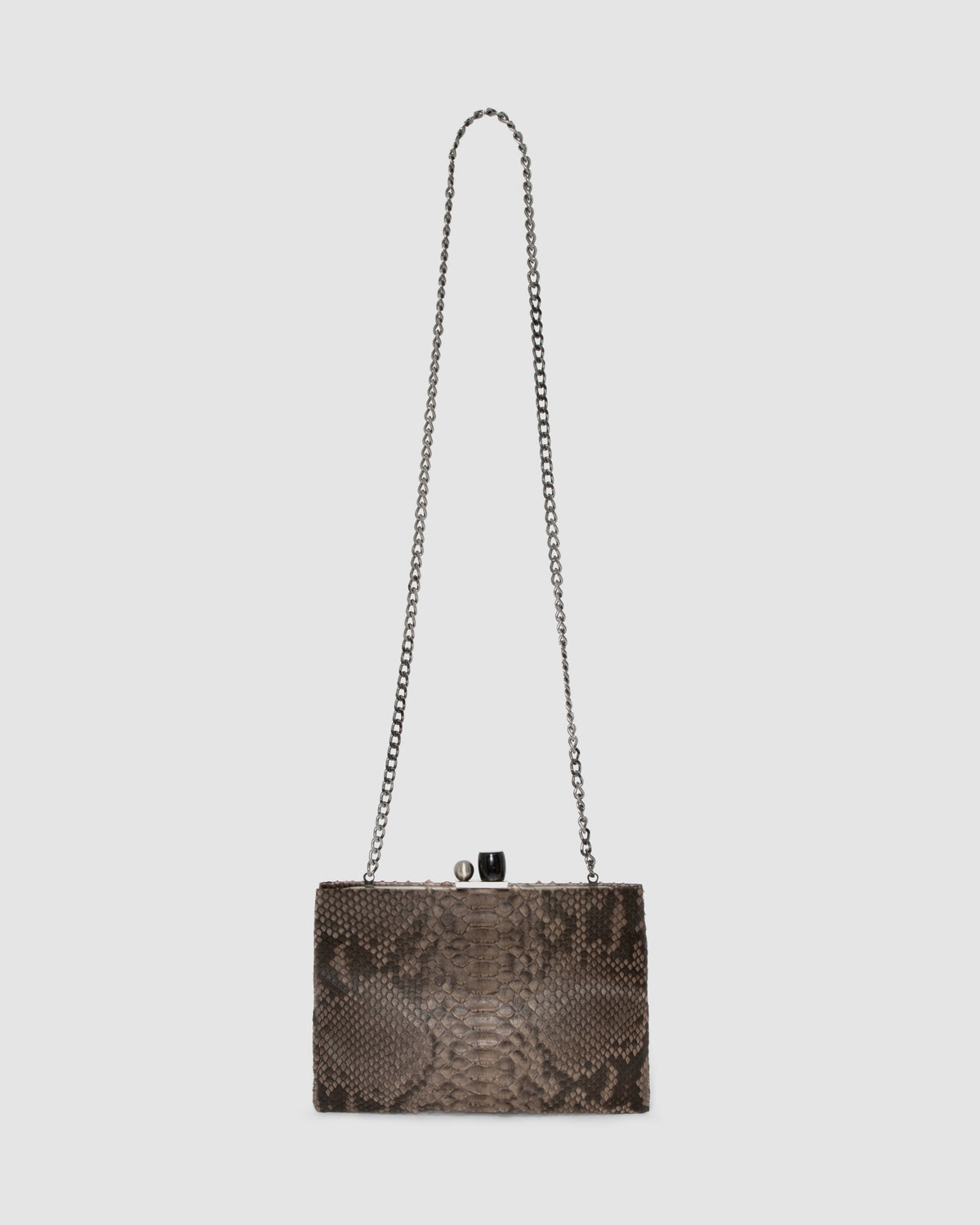 Clutch Maya Couro Python