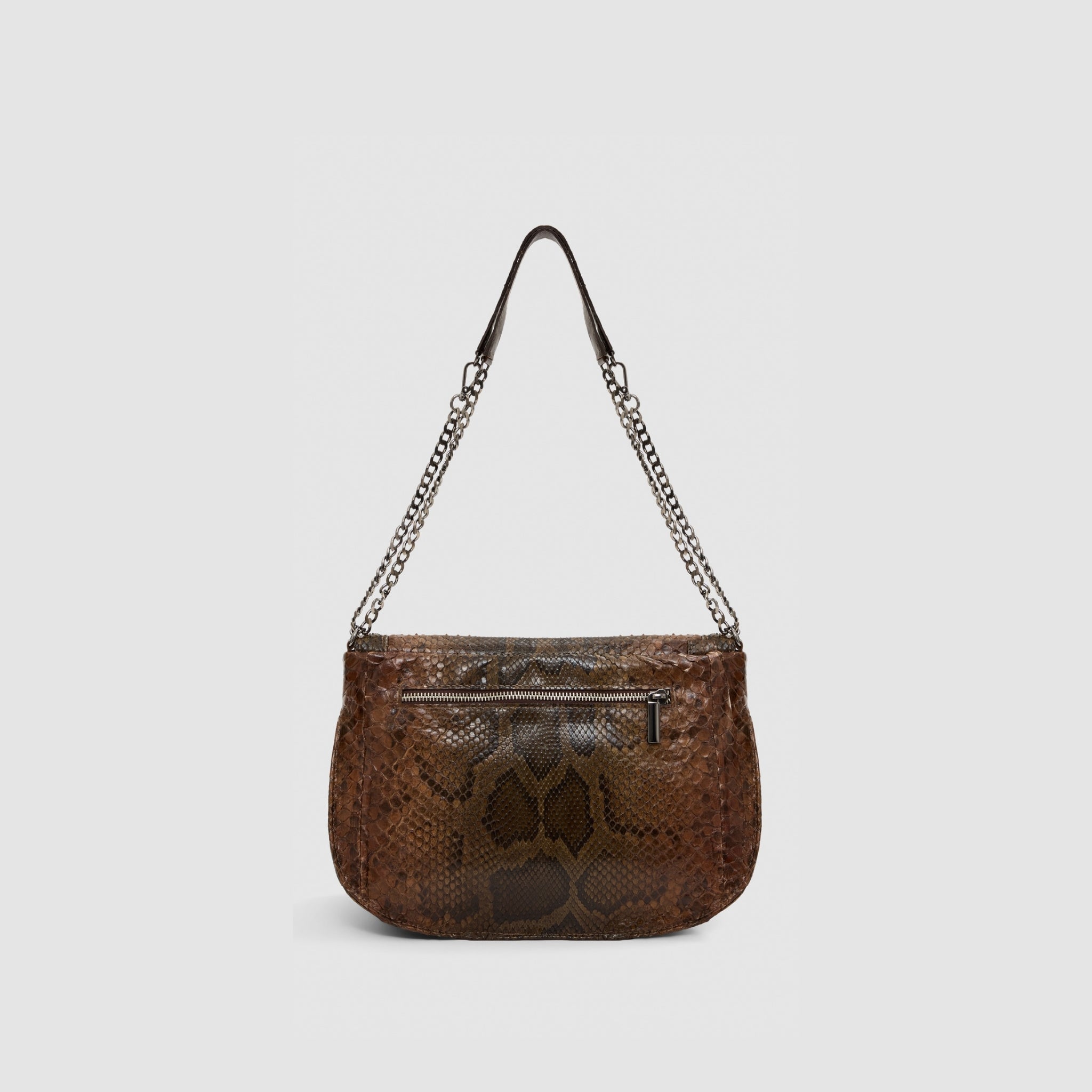 Bolsa Monalisa Couro Python Moluro