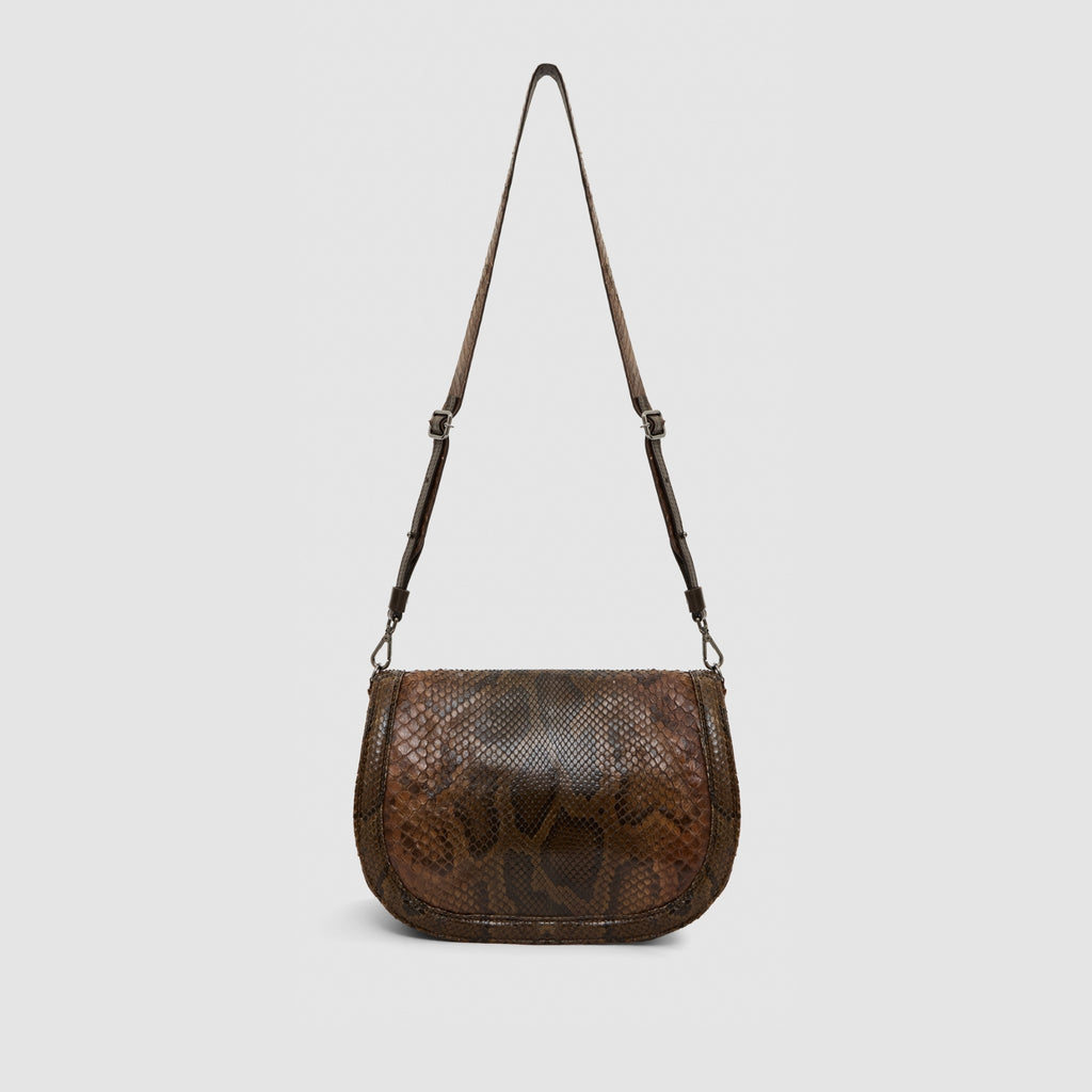 Bolsa Monalisa Couro Python Moluro