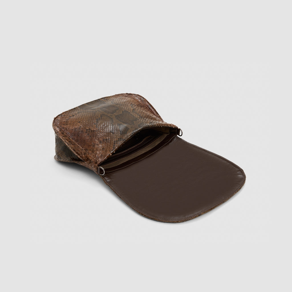 Bolsa Monalisa Couro Python Moluro