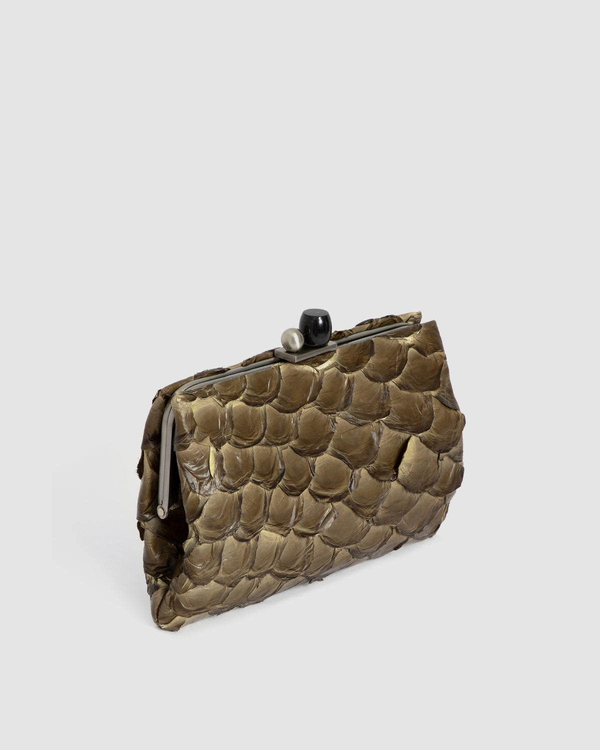Clutch Maya Couro Pirarucu