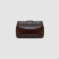 Clutch Cametá Couro Enguia