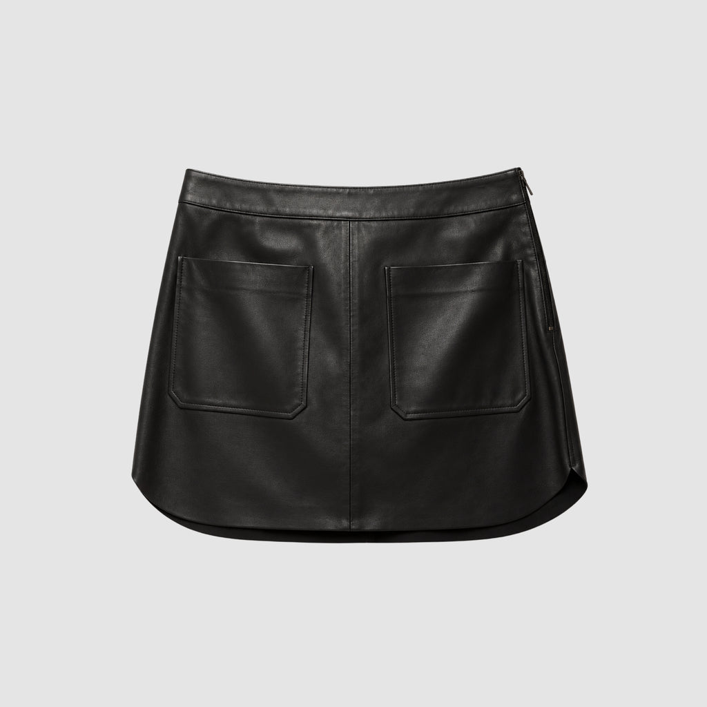 Minissaia Bolsos Couro Legítimo