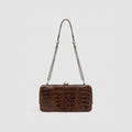 Clutch Ìris Couro Jacaré