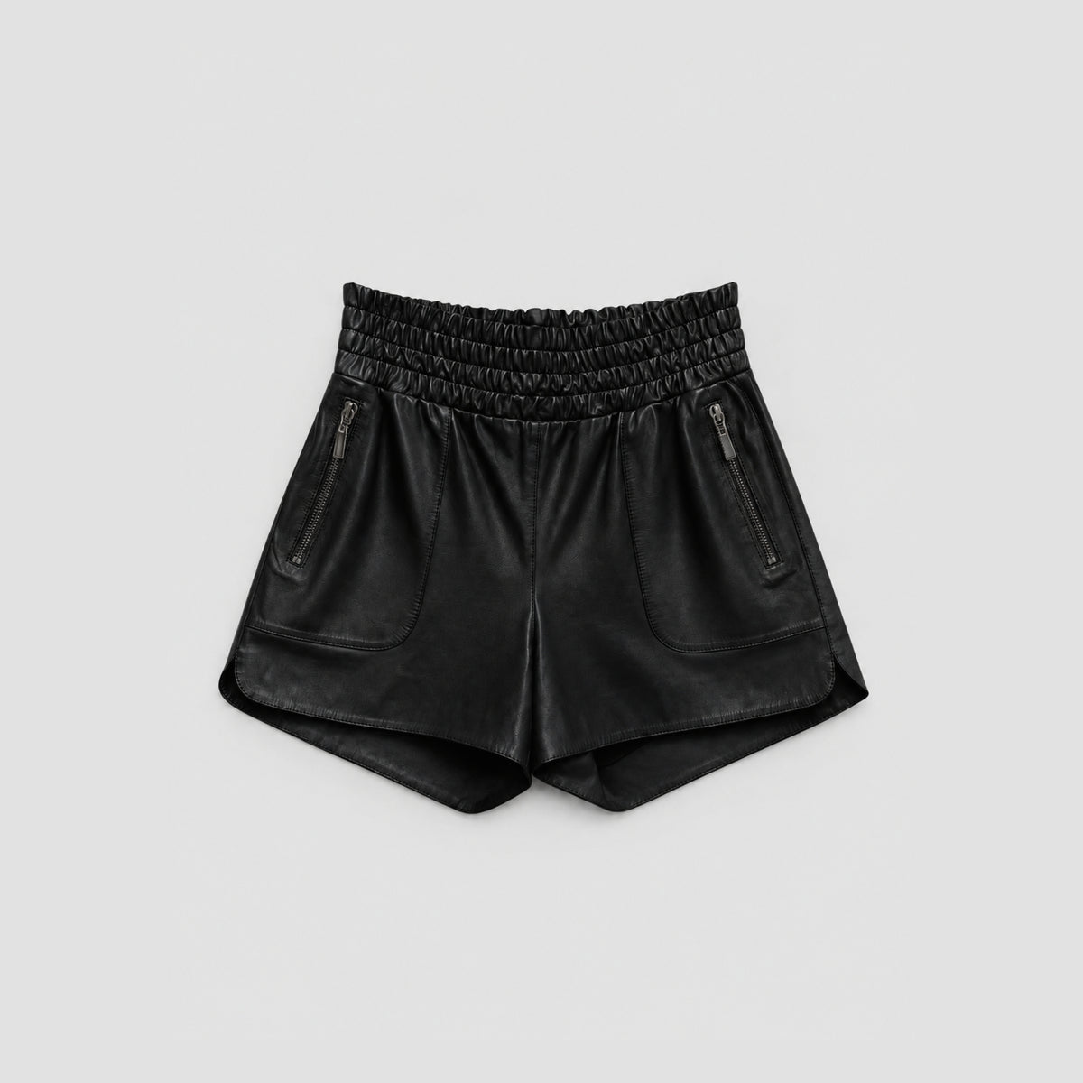 Shorts em Couro Legítimo