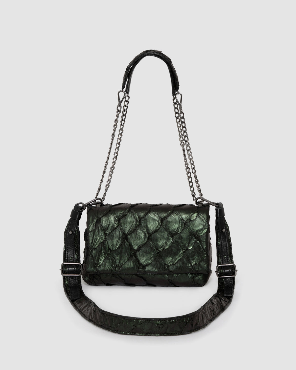 Bolsa Paricá Couro Pirarucu