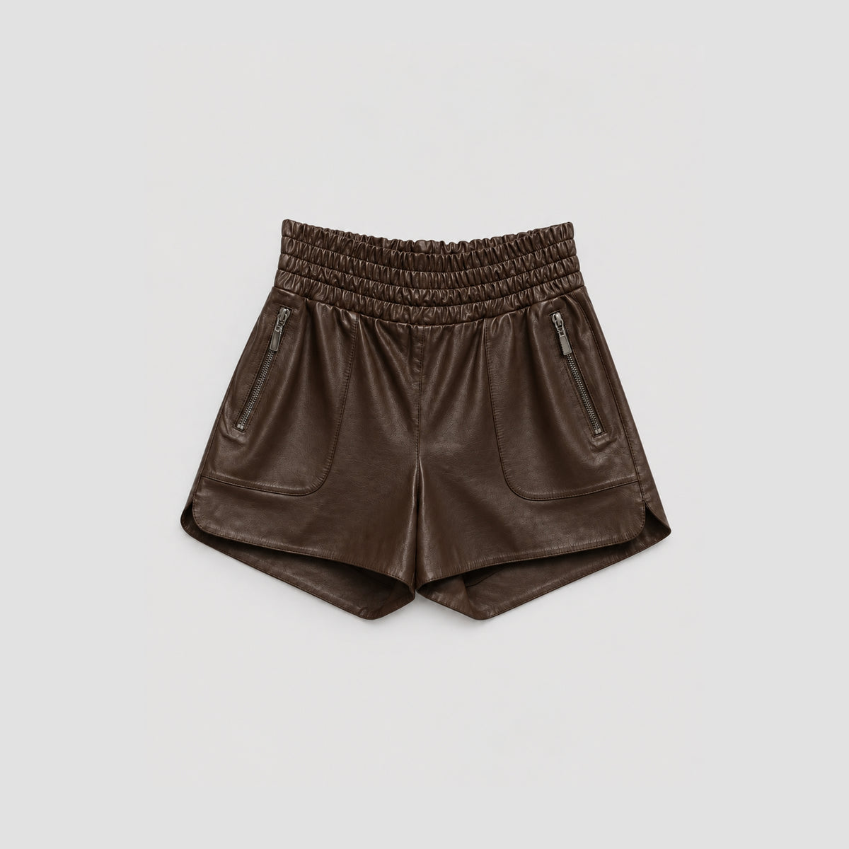 Shorts em Couro Legítimo