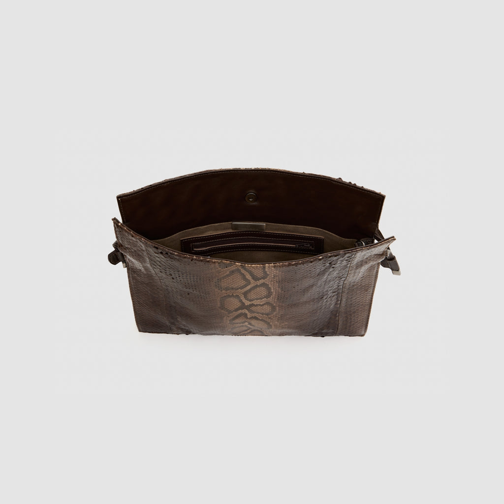 Bolsa Nina Couro Python Moluro