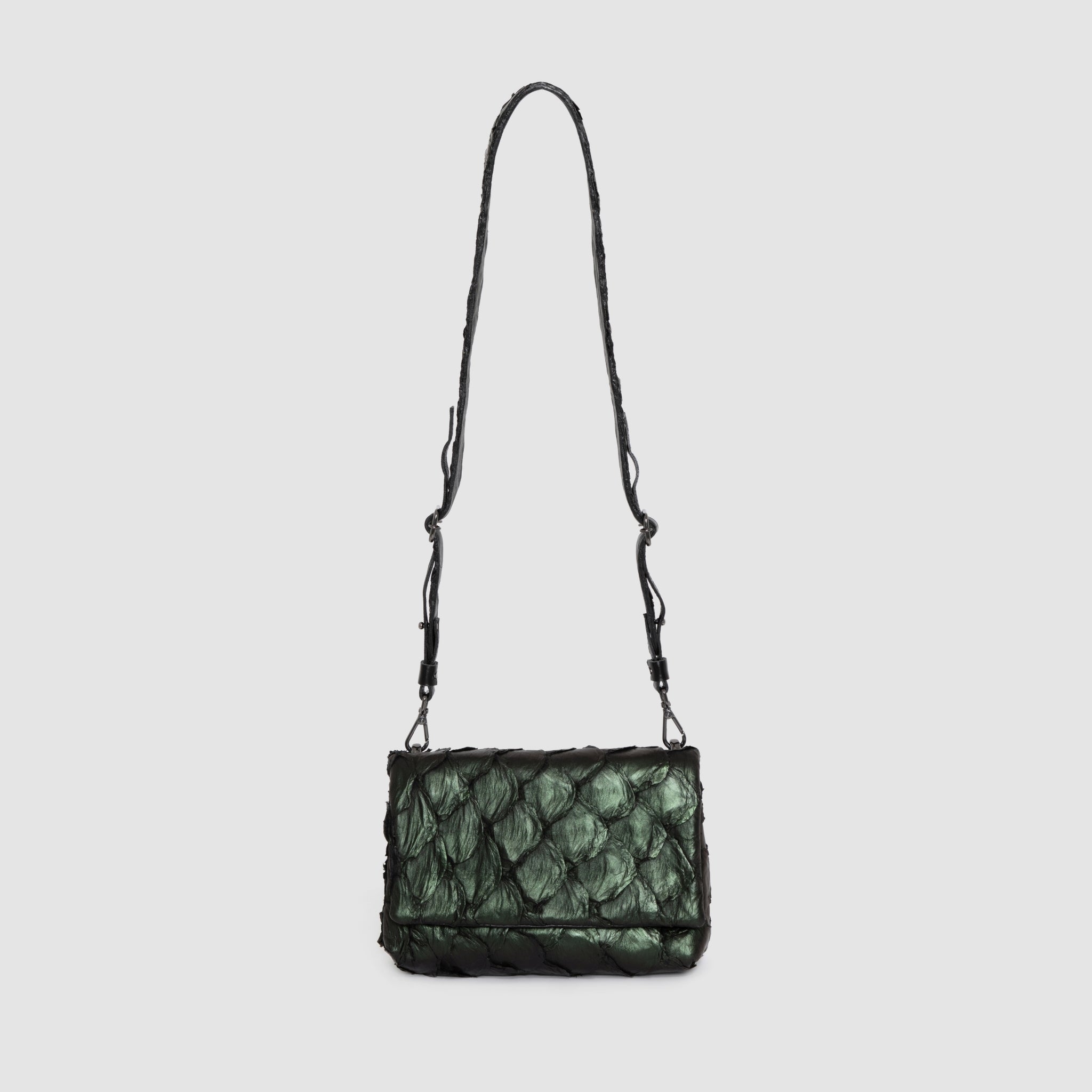 Bolsa Paricá Couro Pirarucu