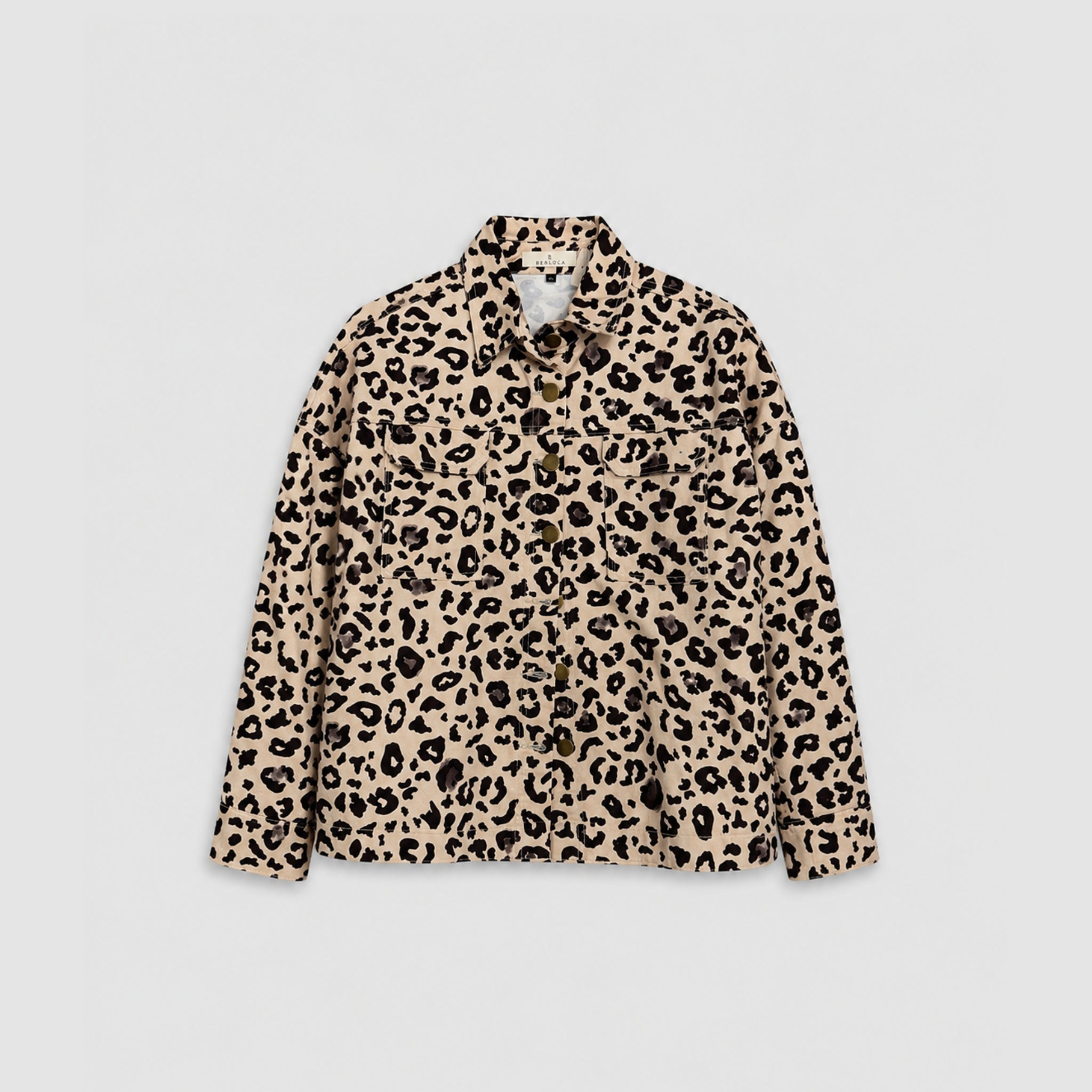 Jaqueta Sarja Animal Print