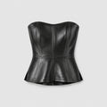 Top Corset Scarlet Couro Legítimo