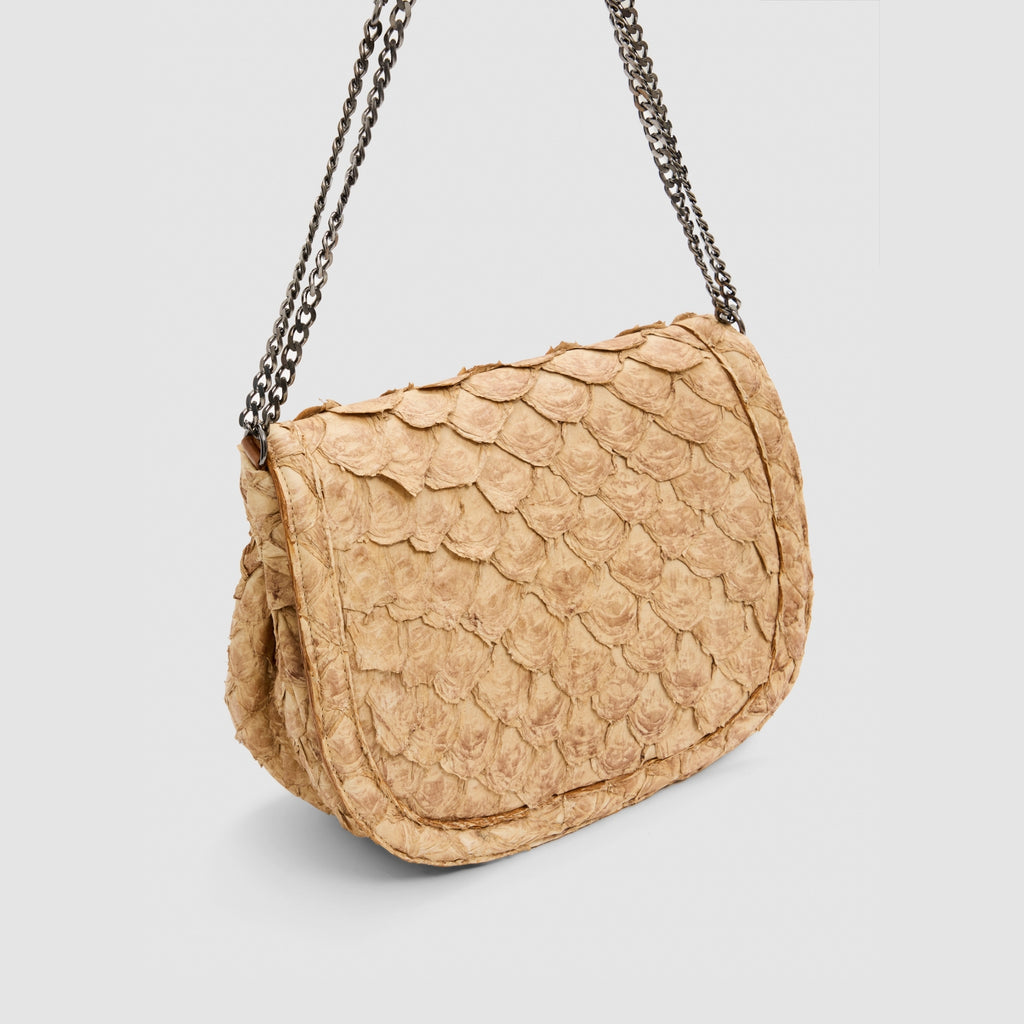Bolsa Monalisa Couro Pirarucu