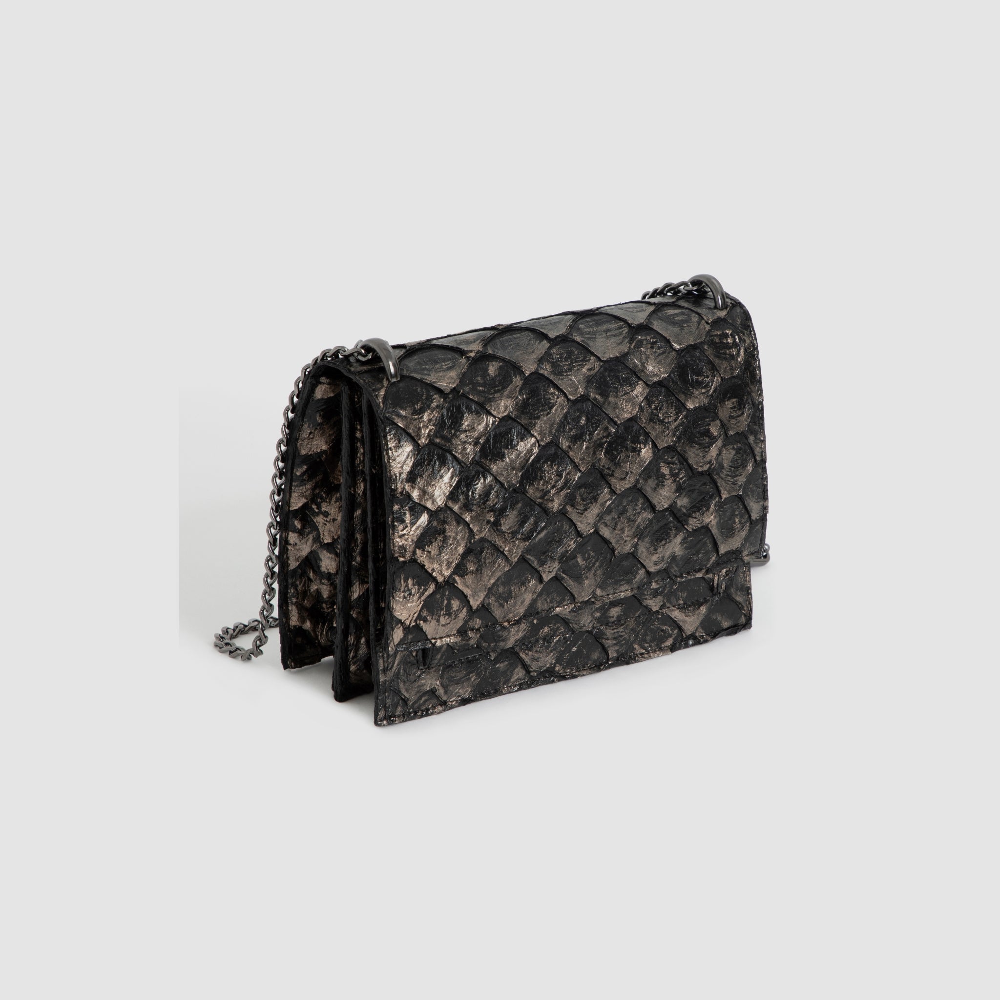 Bolsa Toé Couro Pirarucu