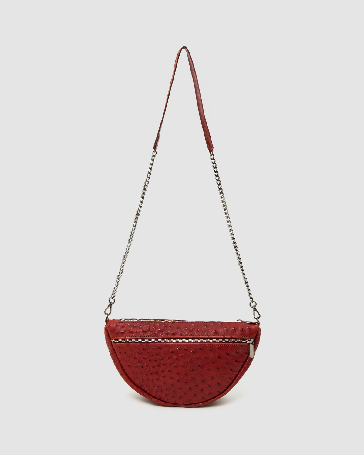 Bolsa Ingá Couro de Avestruz